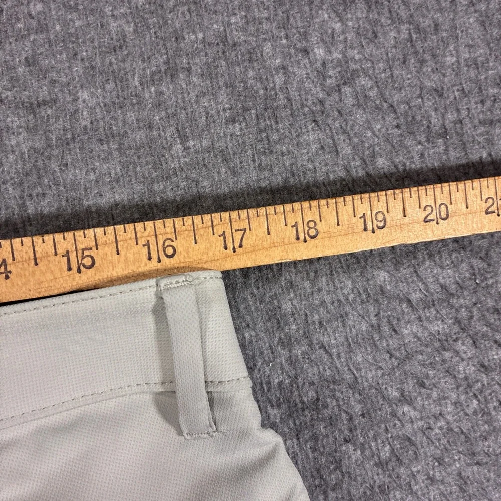 Banana Republic Core Temp Chino Pants Mens 34x32 Beige Slim Fit Performance